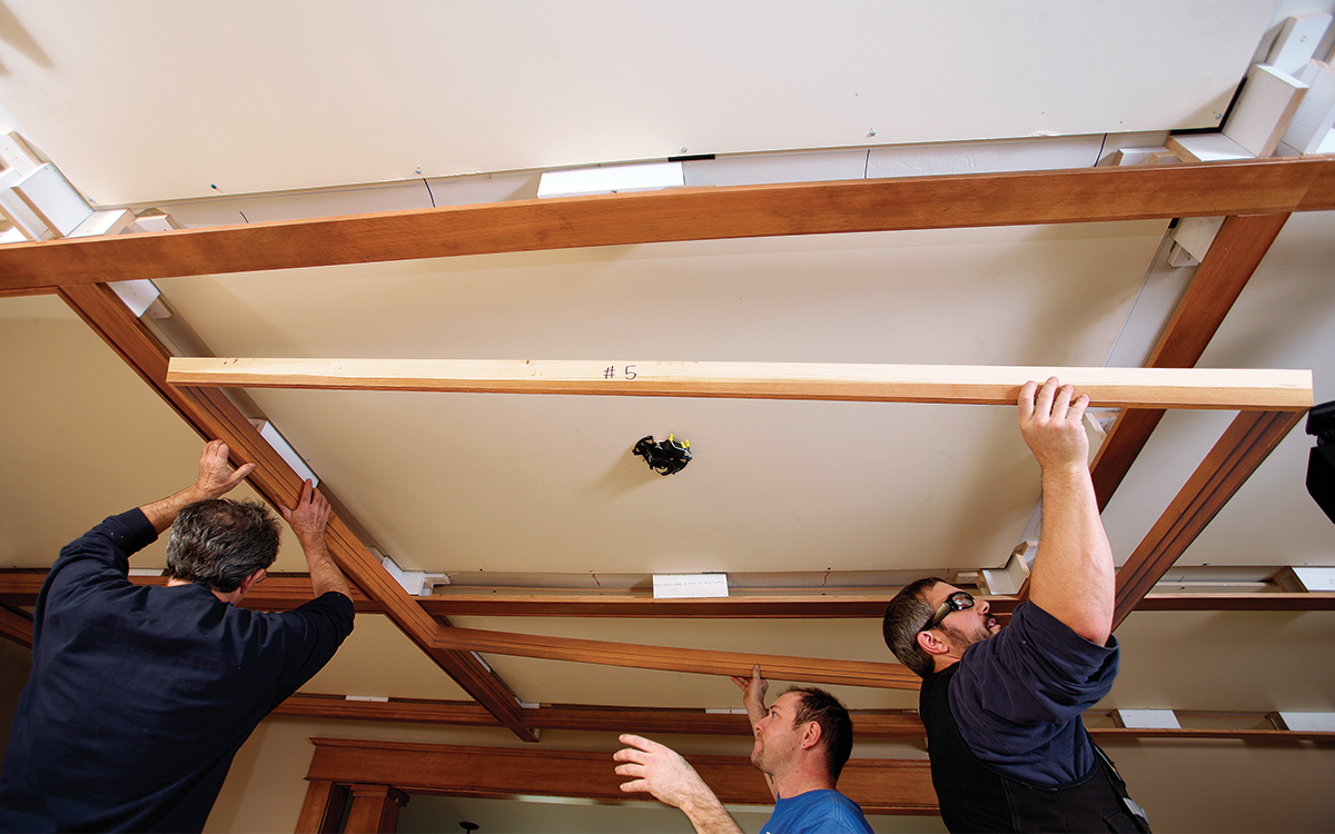 installing molding