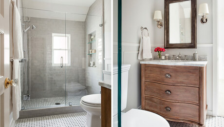 updated full bathroom