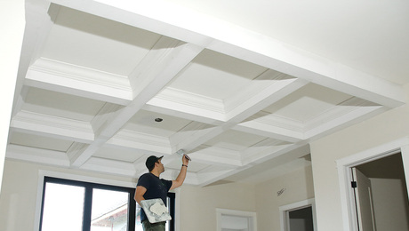 coffered ceilings