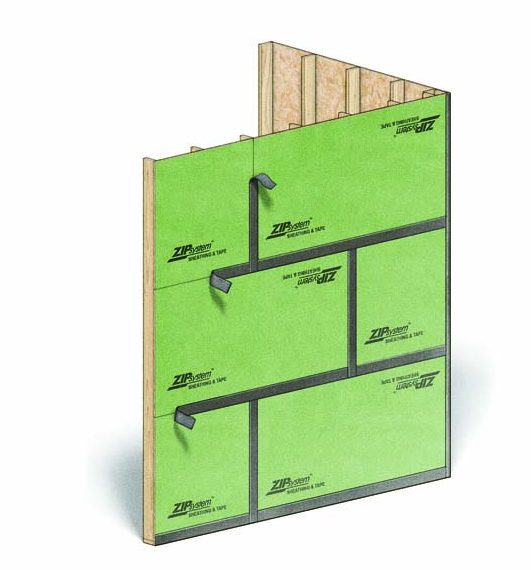 Panels with integral wrb